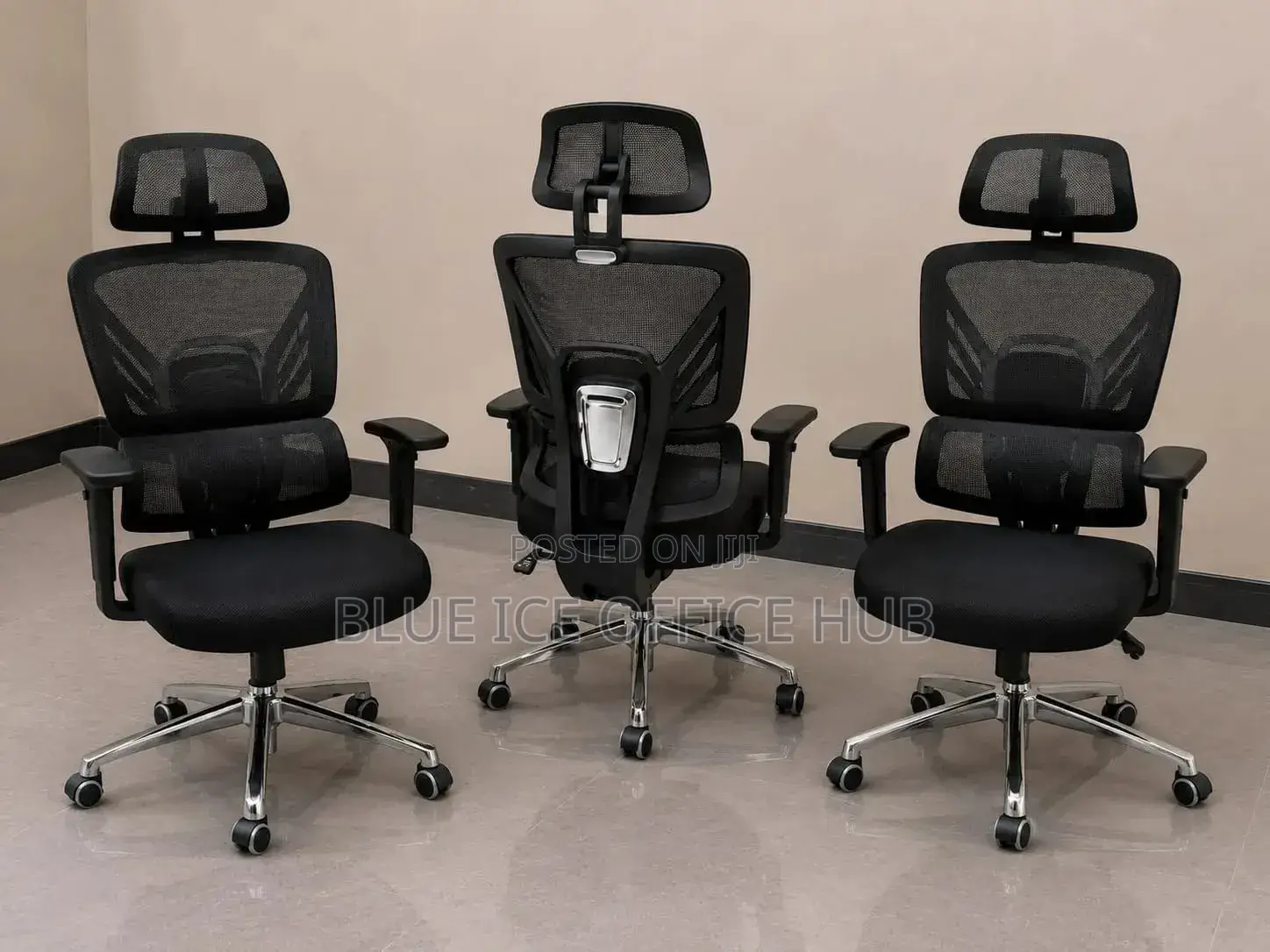 Ergonomic Executive Mesh Office Chair With Headrest