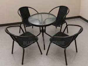 4 Seater Outdoor Garden Table Chairs Set