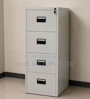 4 Drawer Steel Filing Cabinet With Lock