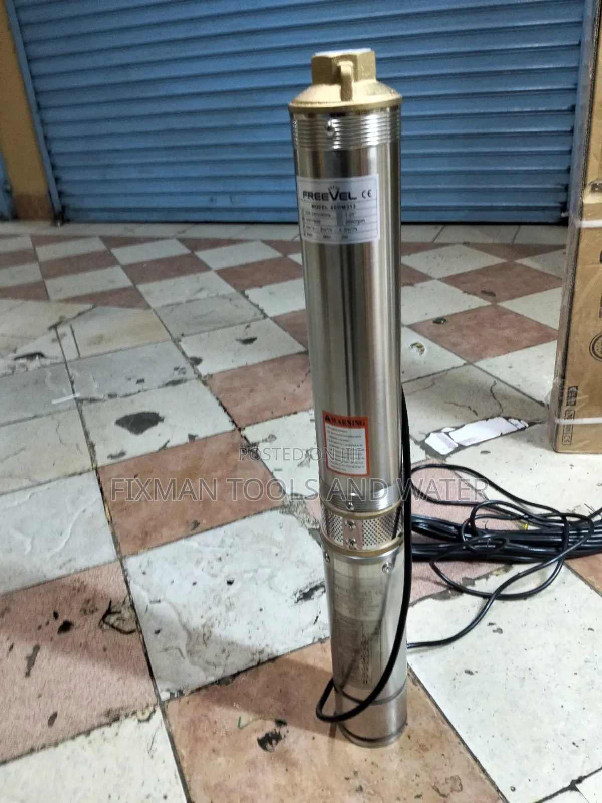 Freevel Submersible Water Pump 1hp 85 M Head 90ft Cable