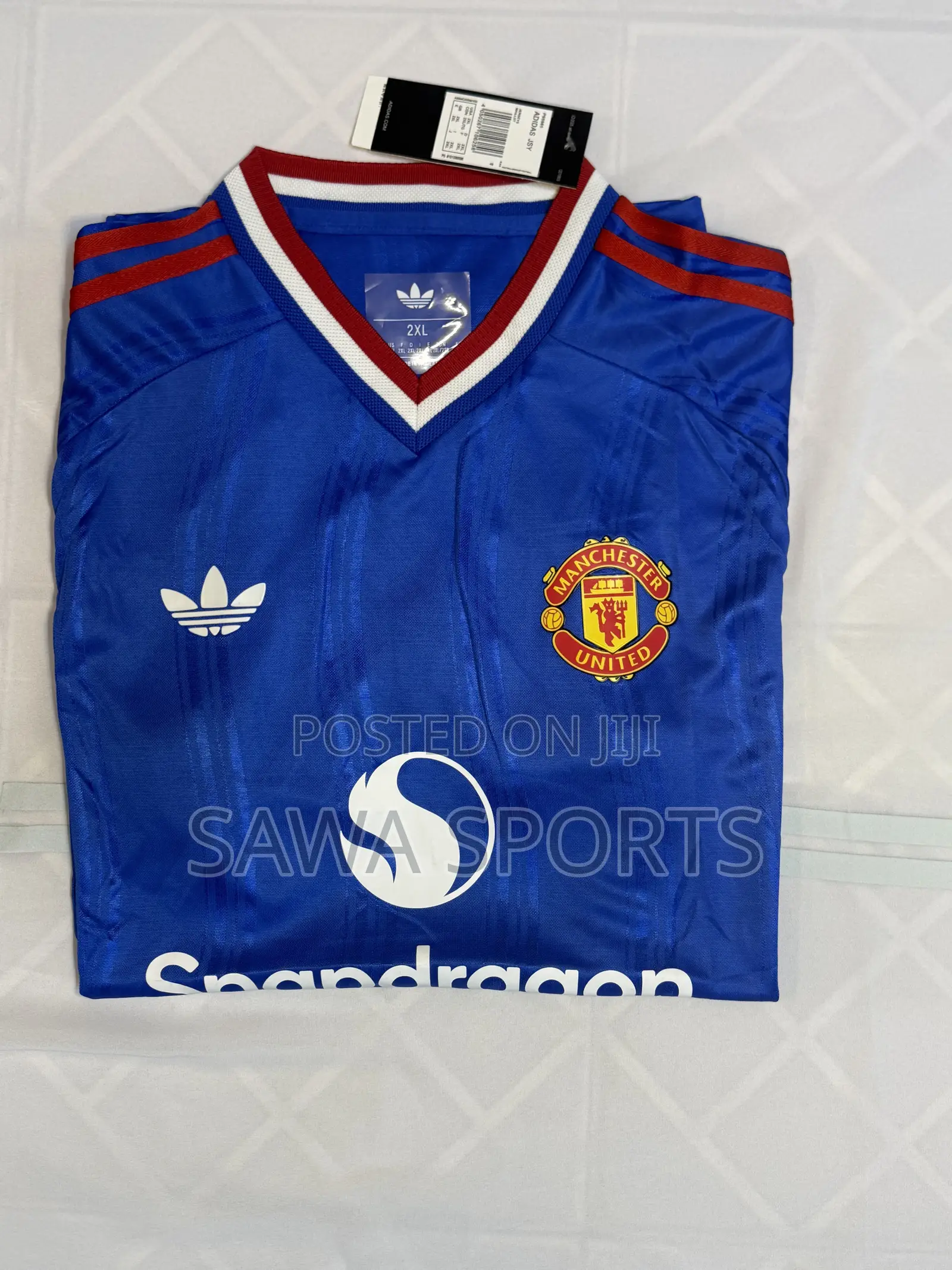 Manchester United Blue Away Jersey - Premium High Quality
