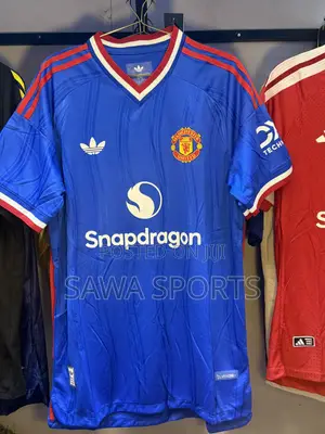 Manchester United Blue Away Jersey - Premium High Quality