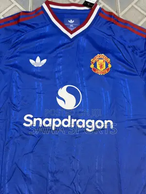 Manchester United Blue Away Jersey - Premium High Quality