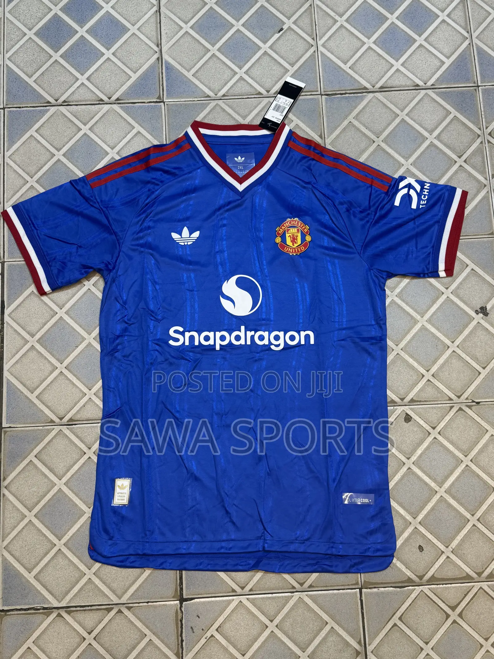 Manchester United Blue Away Jersey - Premium High Quality