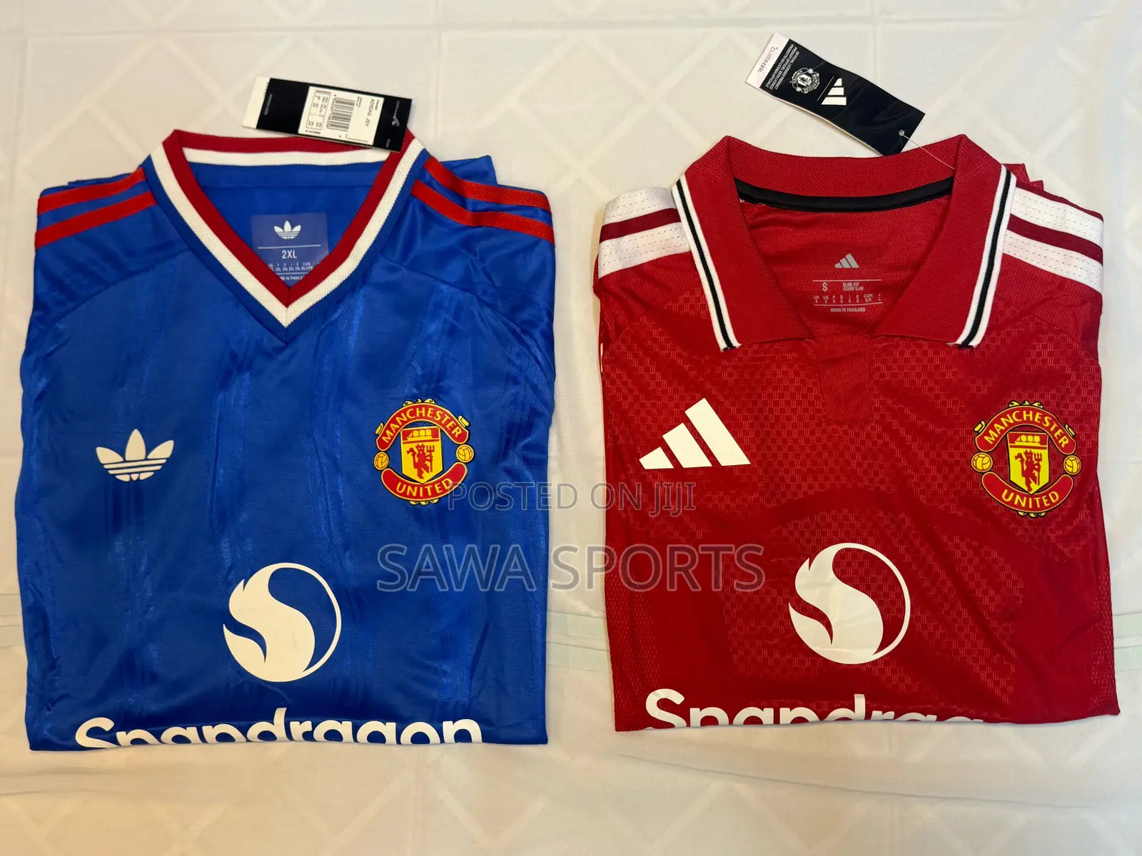 Manchester United Blue Away Jersey - Premium High Quality