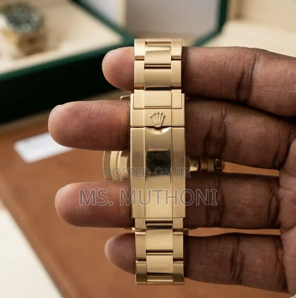 Automatic Rolex Submariner Full-Yellow-Gold "Hulk" Style
