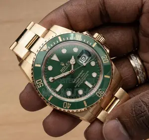 Automatic Rolex Submariner Full-Yellow-Gold "Hulk" Style