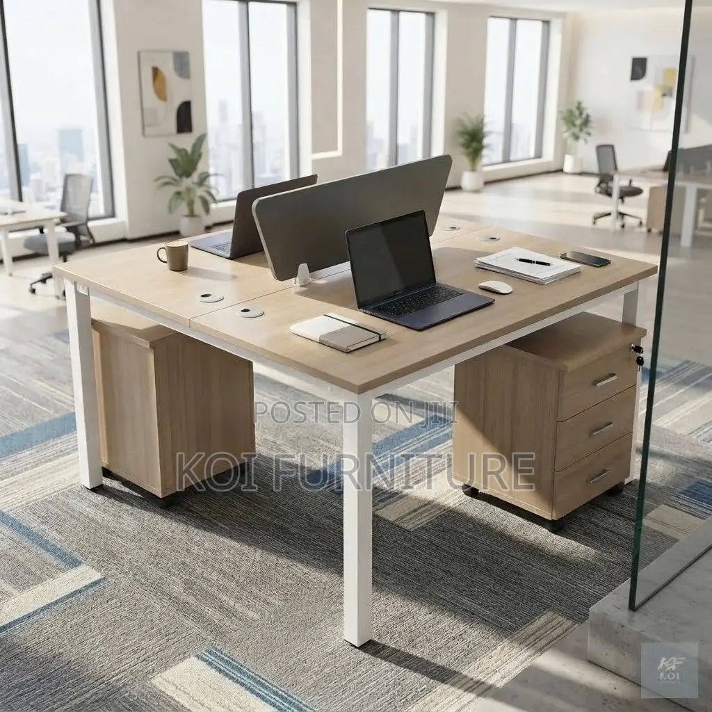 Office Workstation; Modern 2-Way Customized Office Workstation