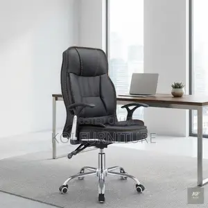 Office Chairs; High-Back Leather Executive Office Chair