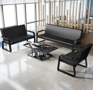 Office Waiting Sofa : Minimalist 5 Seater Lobby Sofa