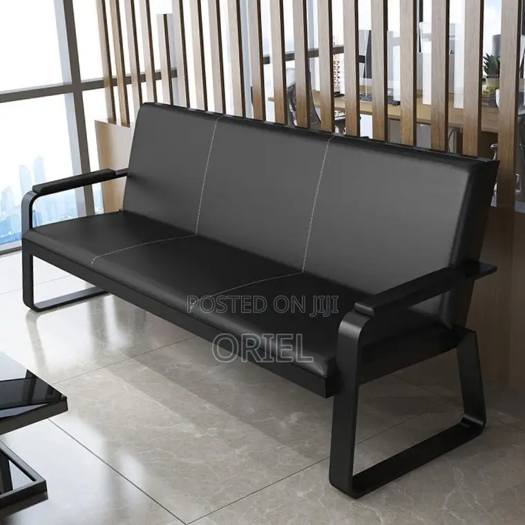 Office Waiting Sofa : Minimalist 5 Seater Lobby Sofa
