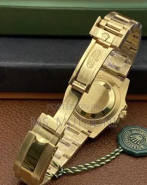 Automatic Role_x Submarine Gold/Green Watch