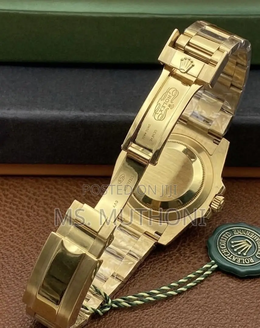 Automatic Role_x Submarine Gold/Green Watch