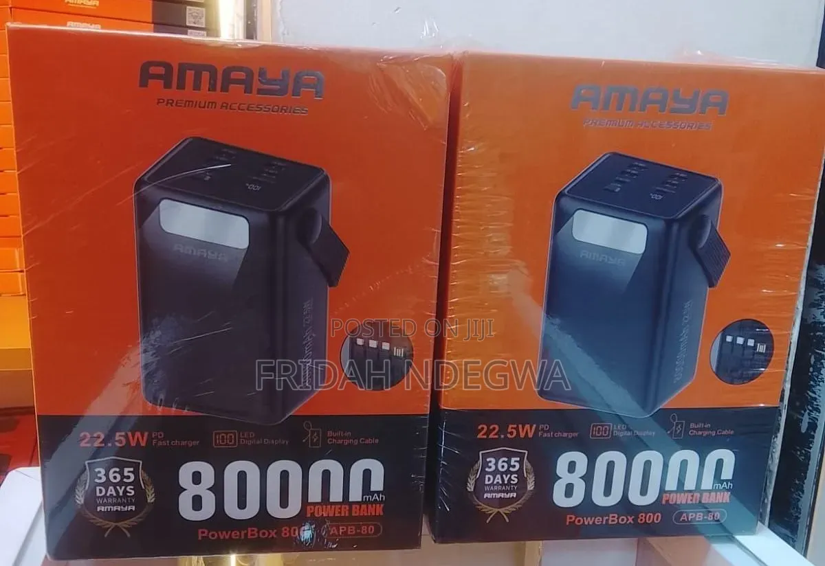 Power Box 800
80000 mAH
Apb-80
22.5 W pD Fast Charger