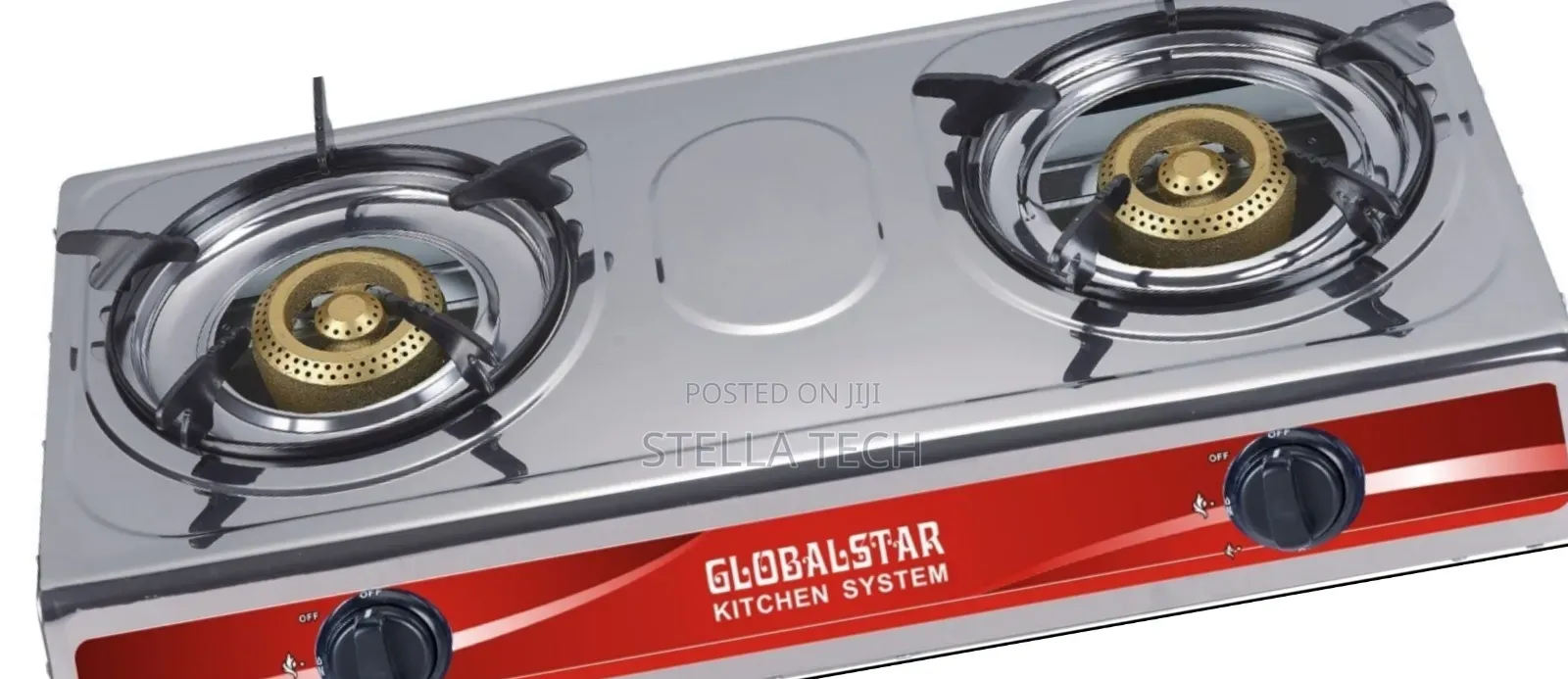 Globalstar 2 Burner Stainless Steel Table Top Cooker