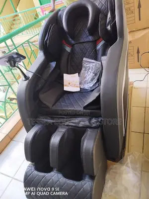 Full Body Electric Massage Chair – Full Recliner Real Leather