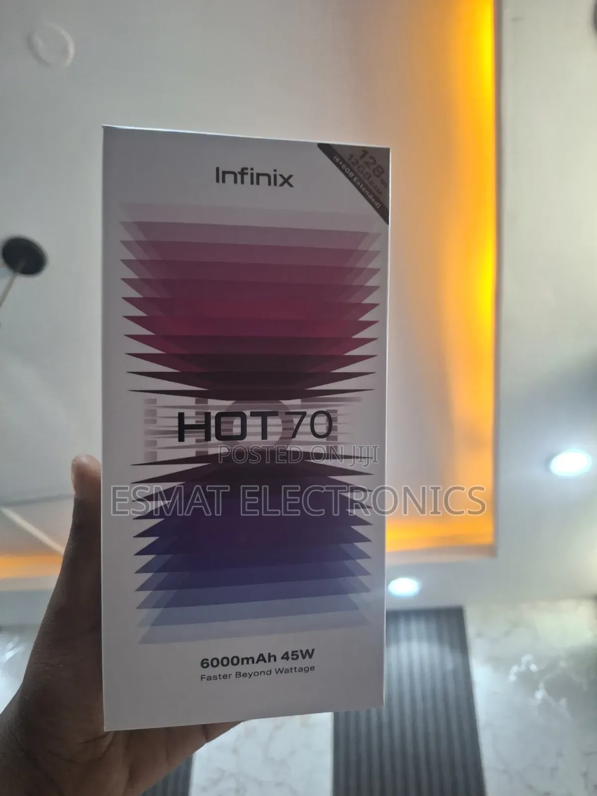 New Infinix Hot 70 128 GB Gray