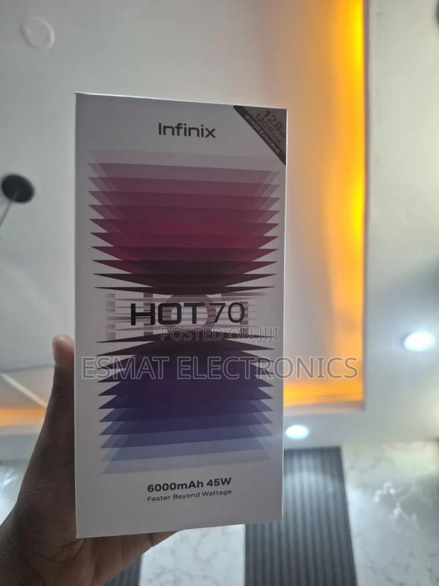 New Infinix Hot 70 128 GB Gray
