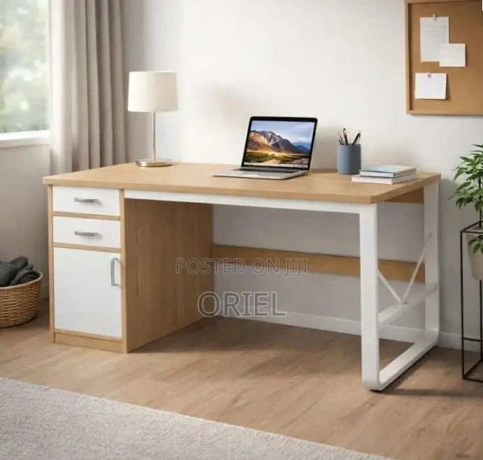 Office Desk : Executive Computer Desk With Drawers