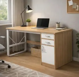 Office Desk : Executive Computer Desk With Drawers
