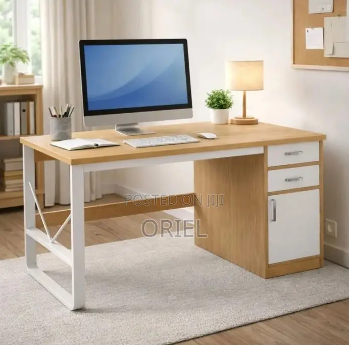 Office Desk : Executive Computer Desk With Drawers