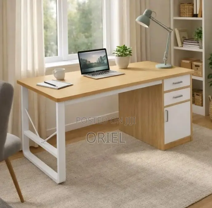 Office Desk : Executive Computer Desk With Drawers
