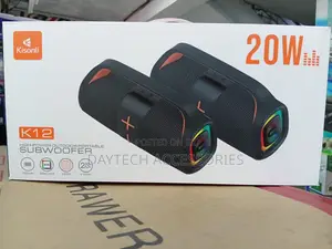 Kisonli High Power BlueTooth Speaker With RGB Backlight.