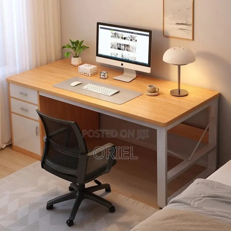 Office Desk : Executive Computer Desk With Drawers