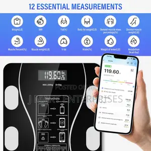 Bluetooth Smart Digital Weight Scale With Smartphone App