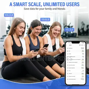 Bluetooth Smart Digital Weight Scale With Smartphone App