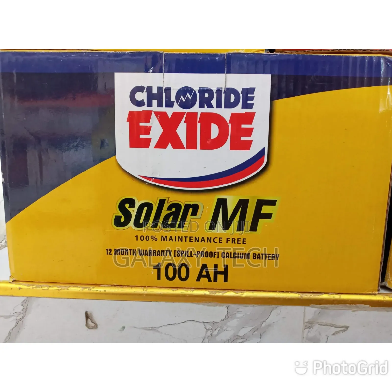 Chloride Exide Solar Mf 100ah Battery