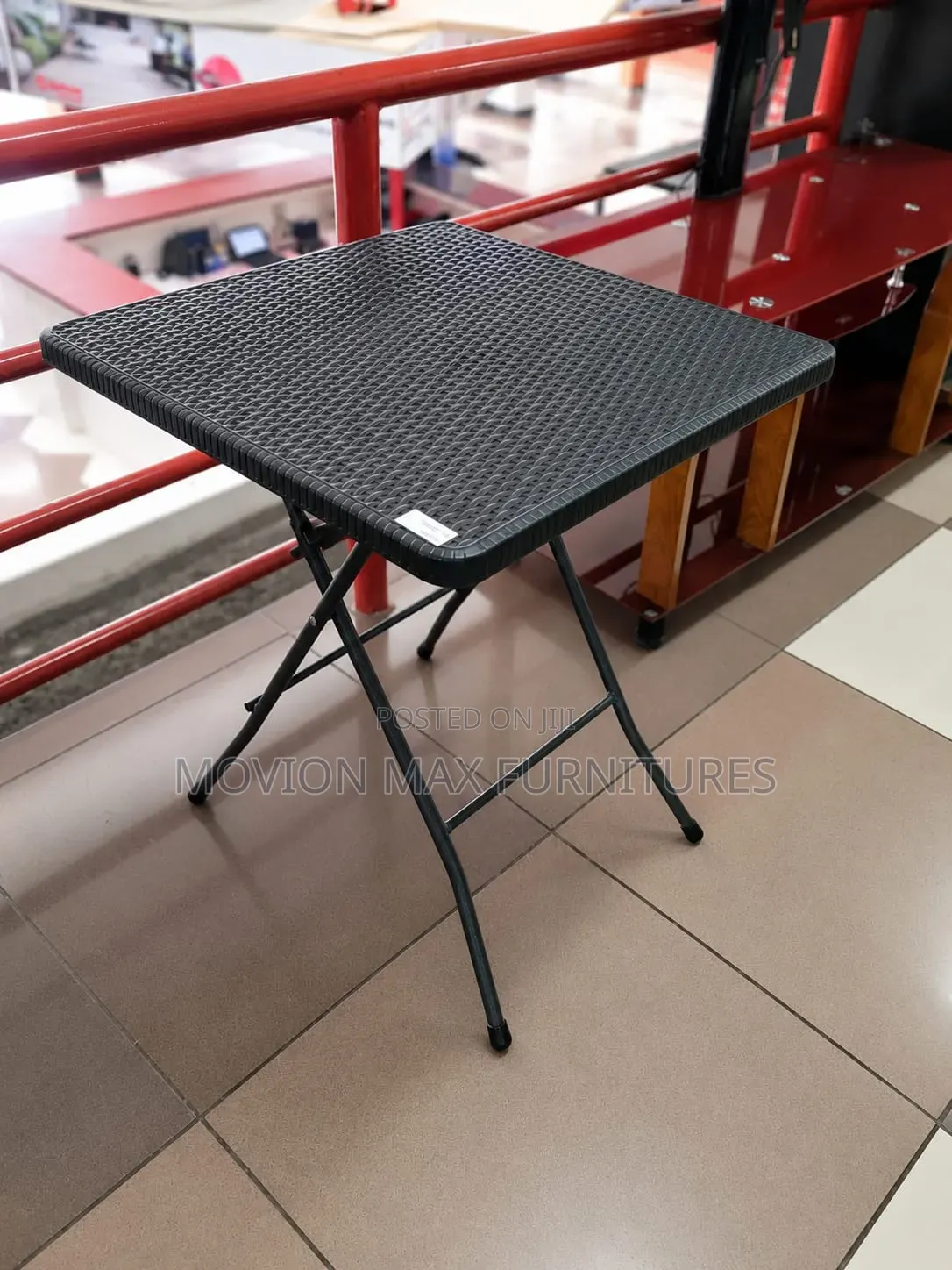Black Foldable Table