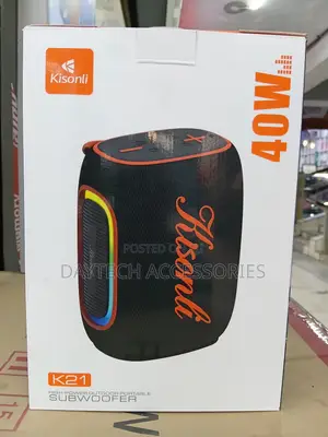 The Kisonli 40W High-Power Outdoor Portable Bluetooth Speaker.