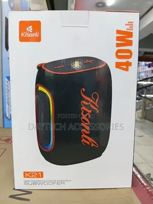 The Kisonli 40W High-Power Outdoor Portable Bluetooth Speaker.