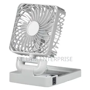 Portable Solar Rechargeable Mini Table Solar Powered Ventilator