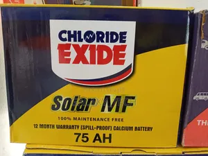 Chloride Exide Solar Mf 75ah Battery