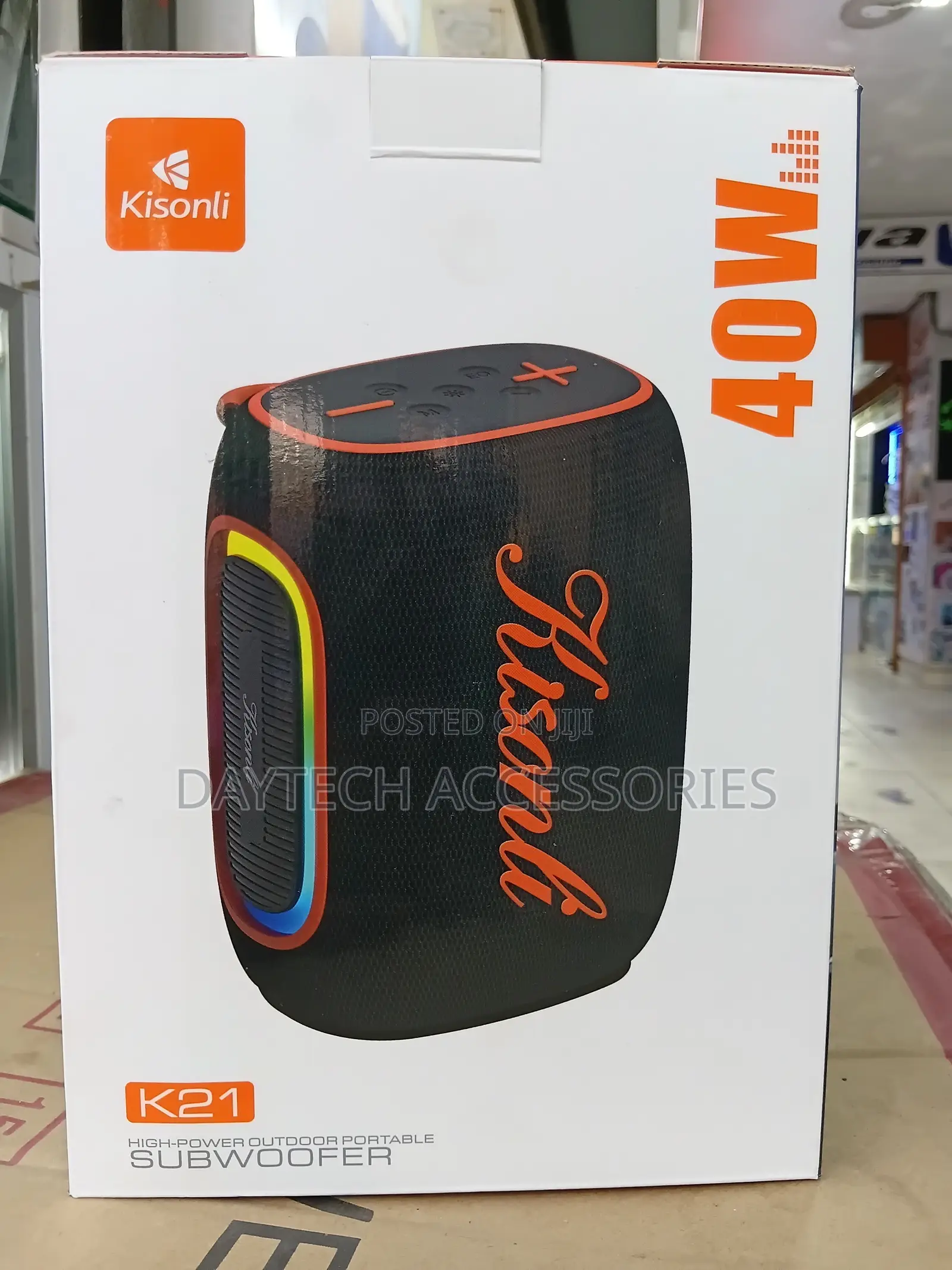 Kisonli 40w Waterproof Portable Speaker 4000mah