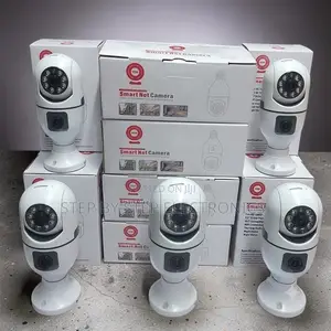 Versatile Mobile Monitoring Dual Lens PTZ WiFi Bulb Camera