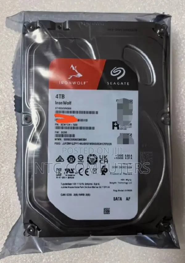 Seagate IronWolf NAS 4TB Internal Hard Drive (ST4000VN006)