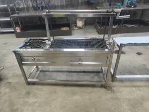 Commercial Combined Grill and Single Burner