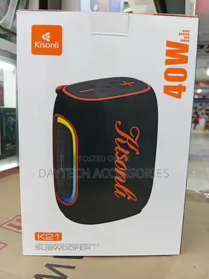 Kisonli High Bass Wireless BT Speaker - Black