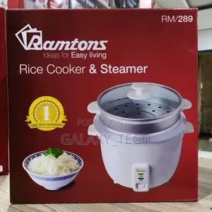 1.8l Ramtons Rice Cooker Steamer Rm/289