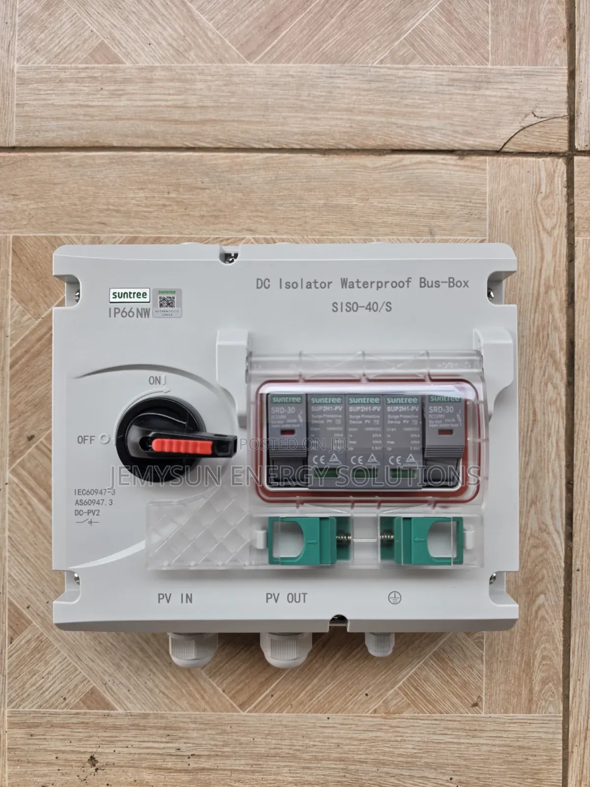 PV Combiner Box Waterproof Bus Box SISO-40/S