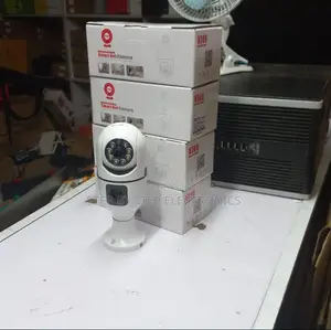 Versatile Remote Monitoring Dual Lens PTZ WiFi Bulb Camera