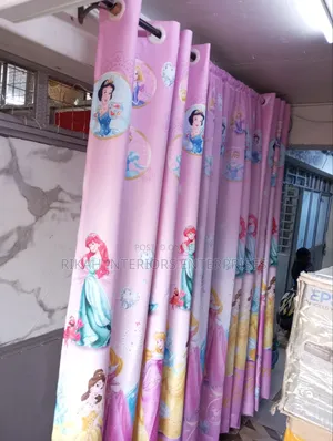 Cartoon Themed Curtains Perfect for Kids Rooms With Matching Sheers