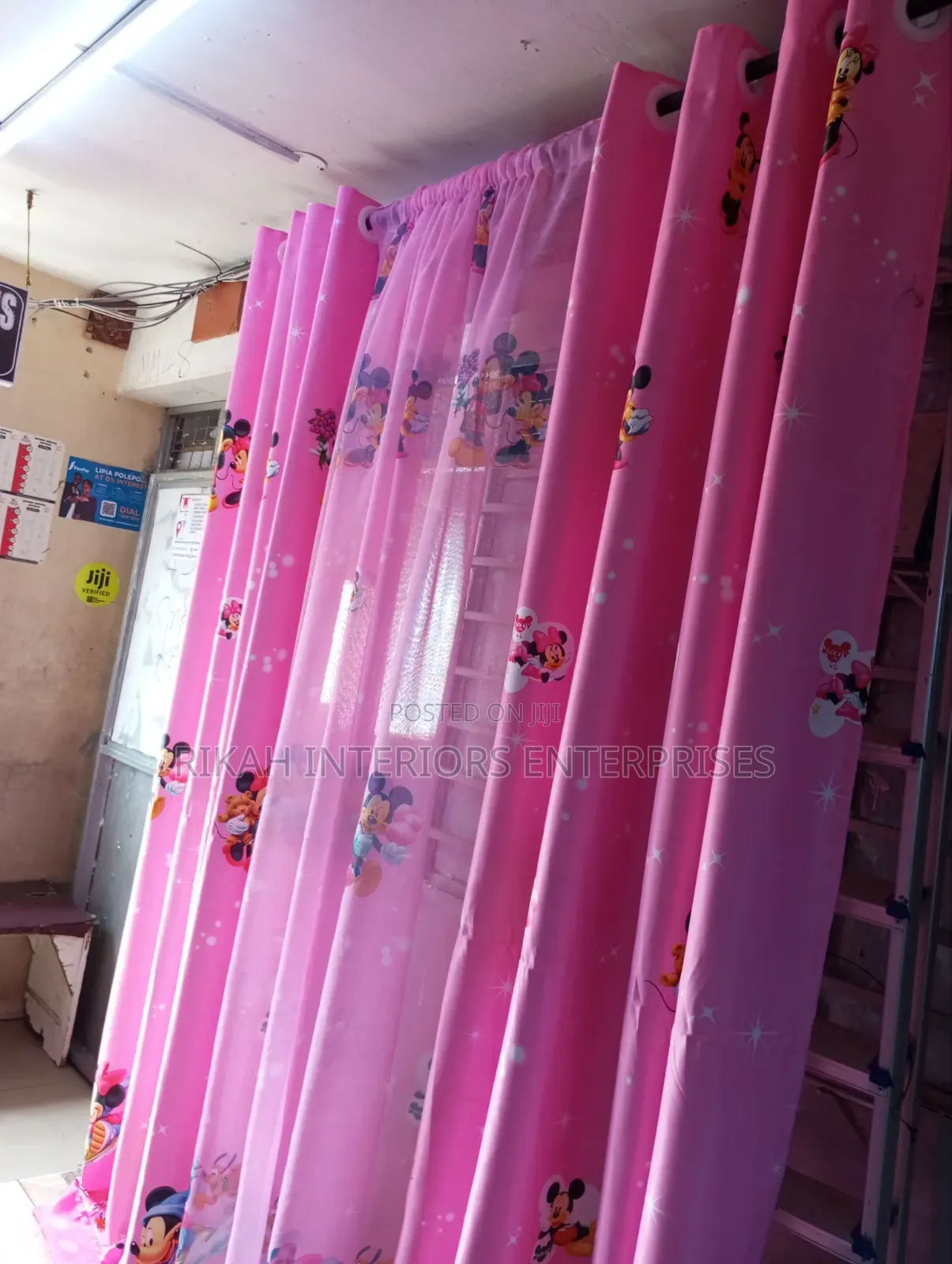 Cartoon Themed Curtains Perfect for Kids Rooms With Matching Sheers