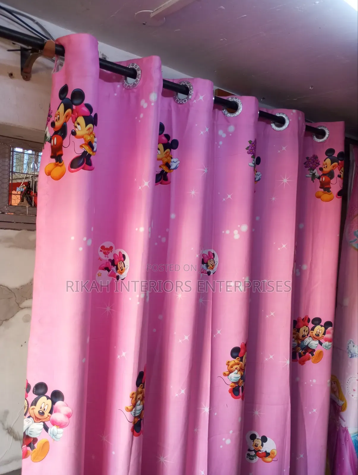 Cartoon Themed Curtains Perfect for Kids Rooms With Matching Sheers