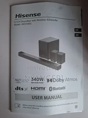 Hisense Soundbar for Sale