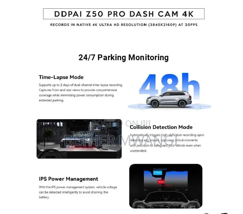 DDPAI Z50 Pro Dash Cam in Kenya