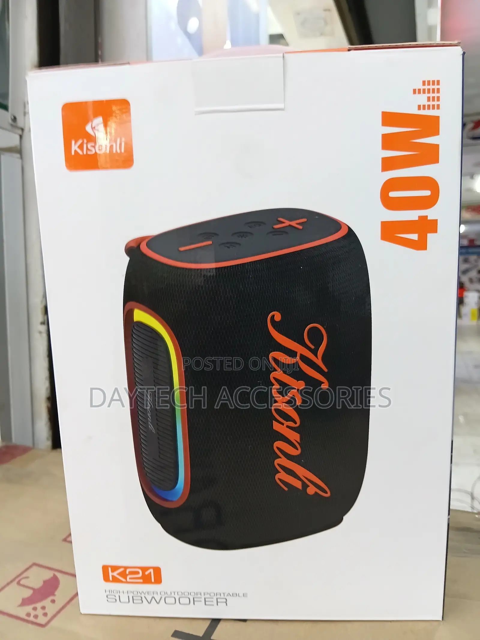 Kisonli 40W Portable Speaker
Bluetooth+FM+Aux+TF Card